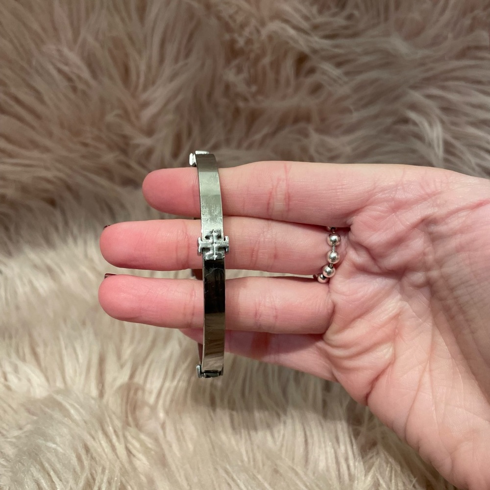 Tory Burch Logo Bangle Bracelet